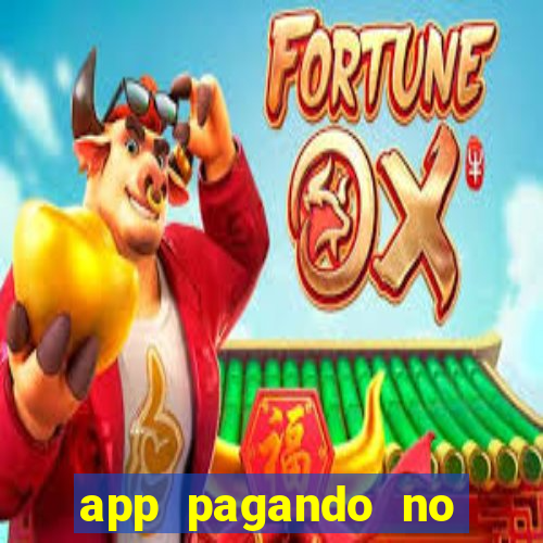 app pagando no cadastro via pix